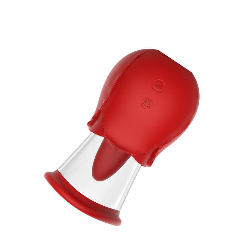 Rose Sucking Tongue Vibrator Pump For Women