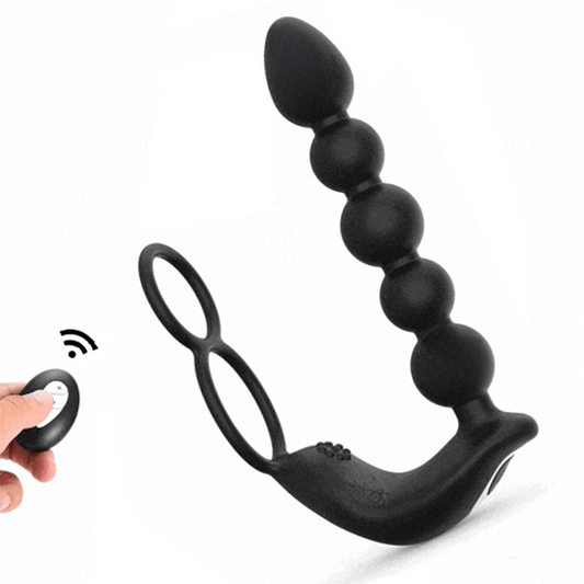 Lurevibe - Butt Plug Anal Penis Ring Rechargeable Prostate Massager