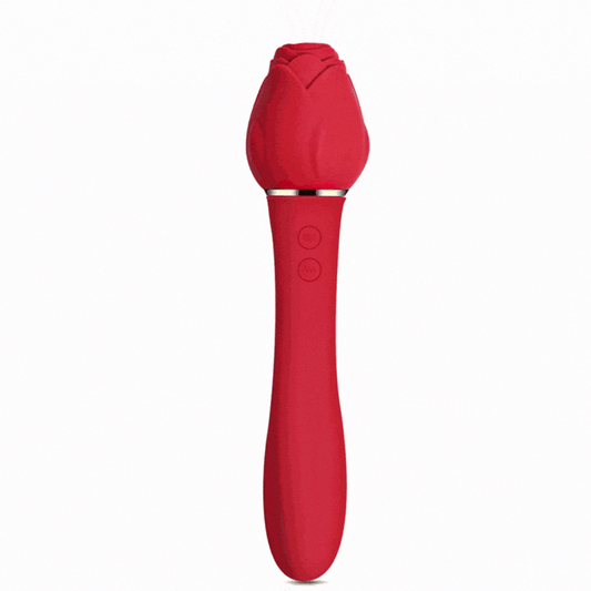 Lurevibe - Rose Sucking G Spot Vibrator Clit Sucker Nipple Toy