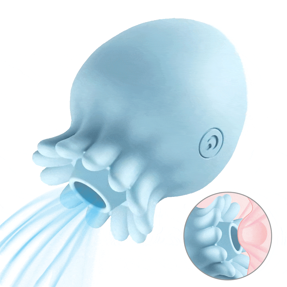 Lurevibe - Jellyfish 10 Frequency Sucking Vibrator For Adult Sex Toys