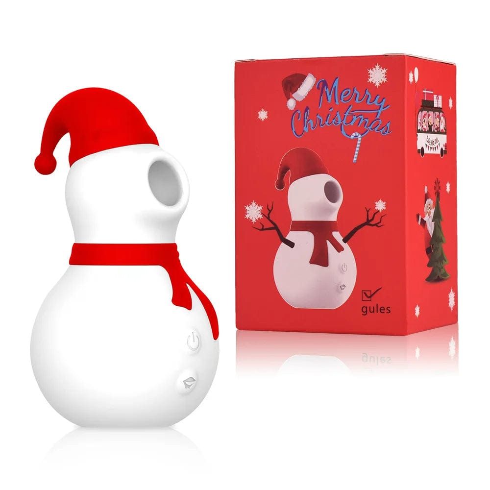 Christmas Snowman Vacuum Powerful Sucking Vibrator