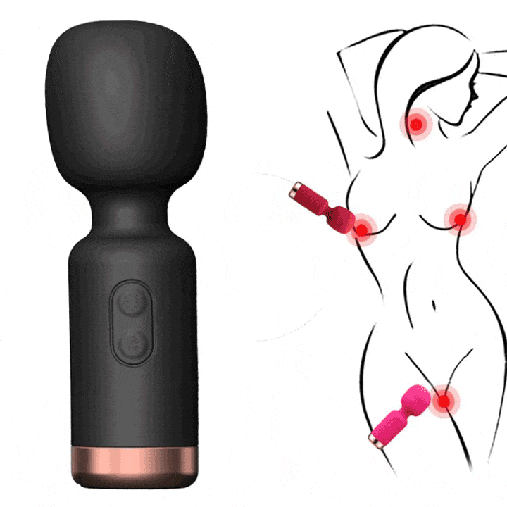 Lurevibe -Mini Strong Shock  Vibrator Multi Frequency Second Small Massage