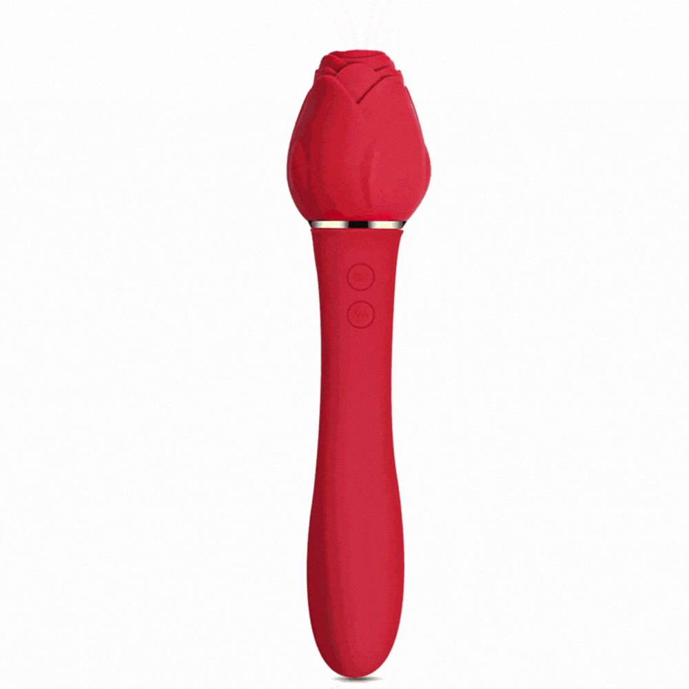 Lurevibe - Rose Sucking G Spot Vibrator Clit Sucker Nipple Toy