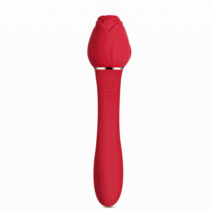 Lurevibe - Rose Sucking G Spot Vibrator Clit Sucker Nipple Toy