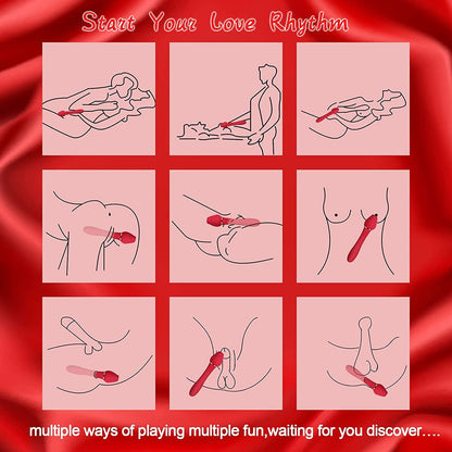 Lurevibe - Rose Sucking G Spot Vibrator Clit Sucker Nipple Toy