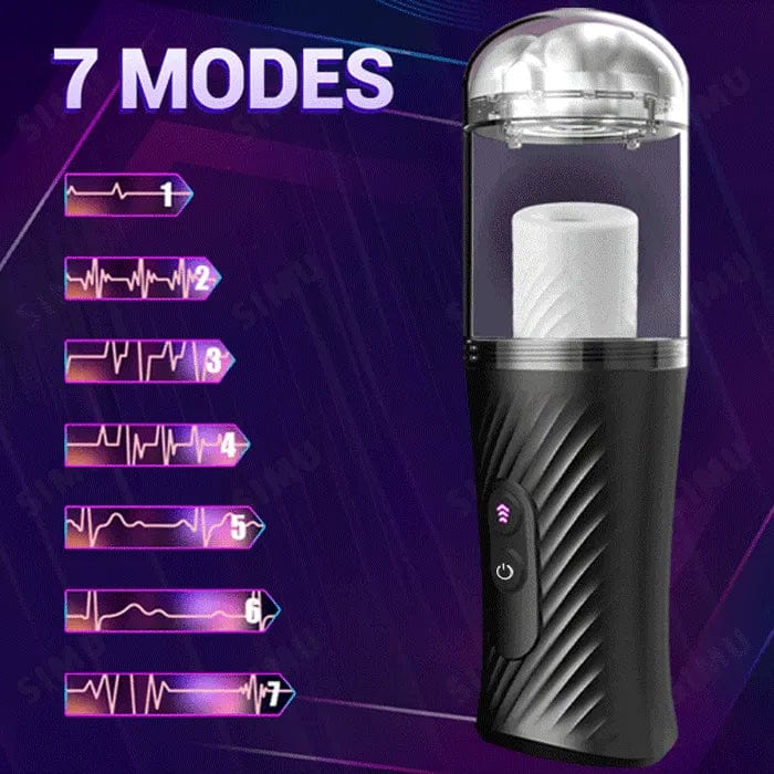 Lurevibe - DIBEI Automatic 7 Telescoping Masturbation Cup