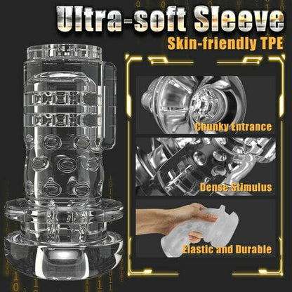 Clare Gamepad Telescopic Vibrating Masturbation Game Cup