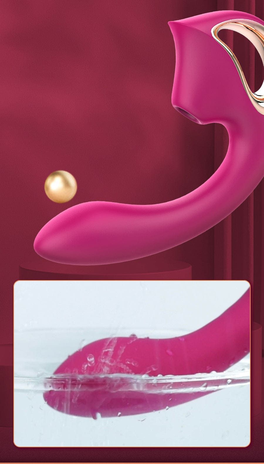 Lurevibe - Fashion Masturbation G-spot Stick Sucking Vibrating