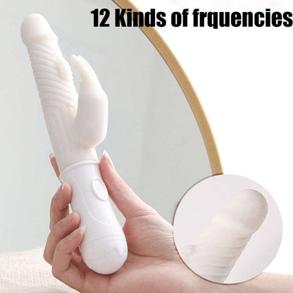 Lurevibe - Blissful Rabbit Bead Stick Vibrating Stick Masturbation Massager